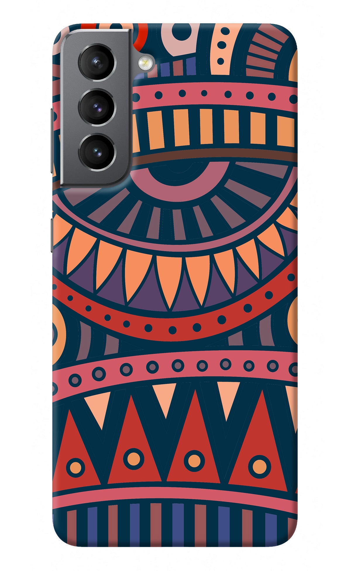 African Culture Design Samsung S21 Back Cover