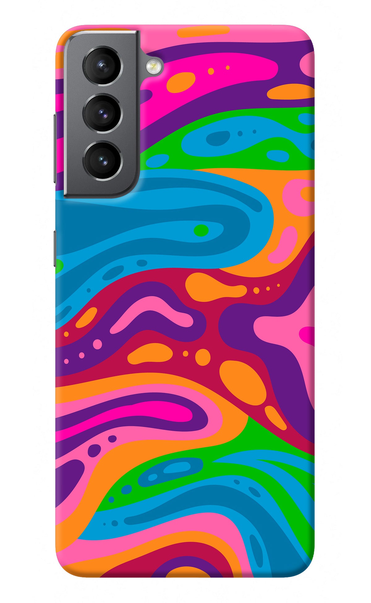 Trippy Pattern Samsung S21 Back Cover