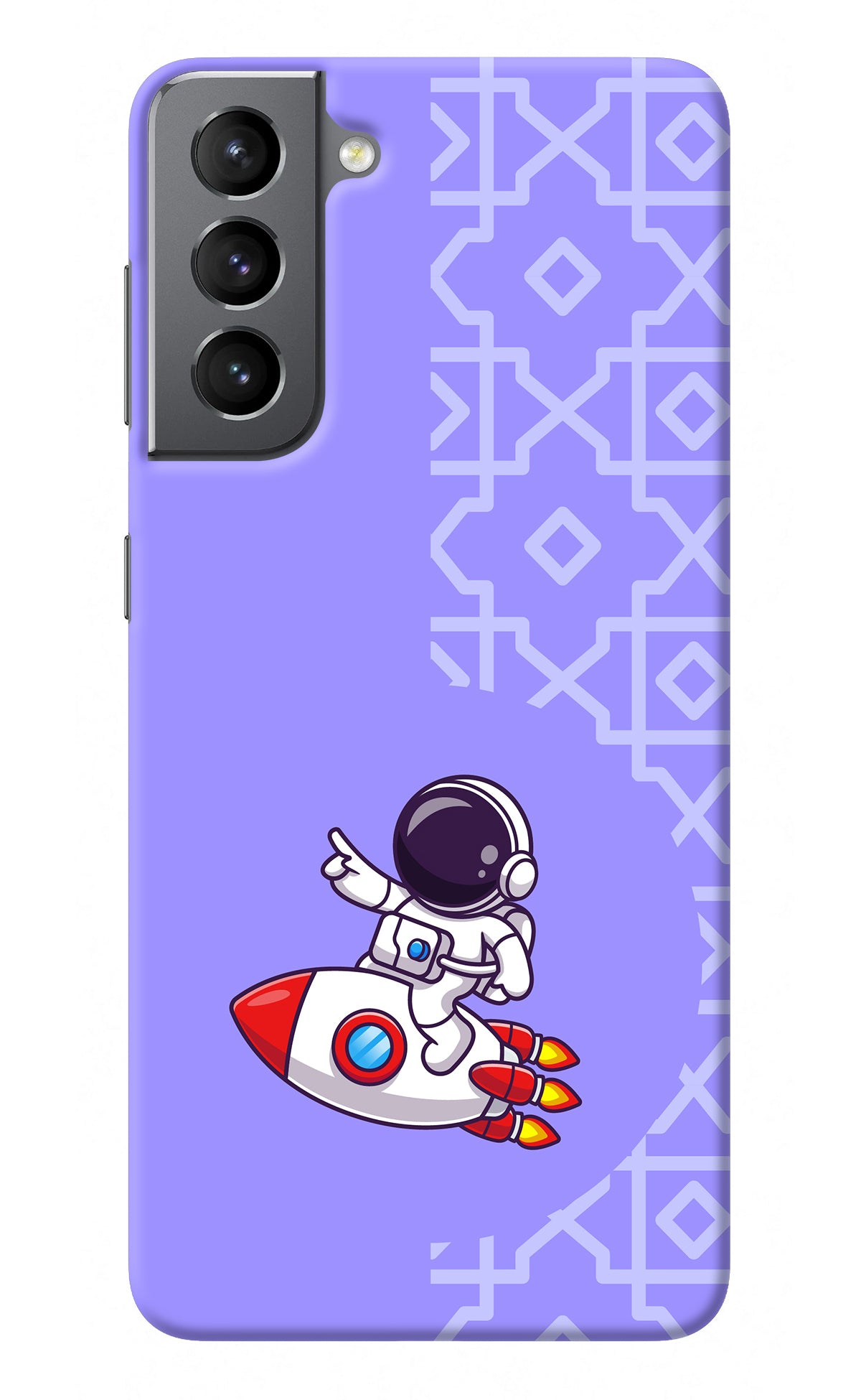 Cute Astronaut Samsung S21 Back Cover