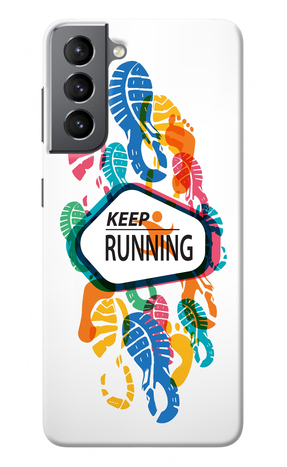 Keep Running Samsung S21 Back Cover