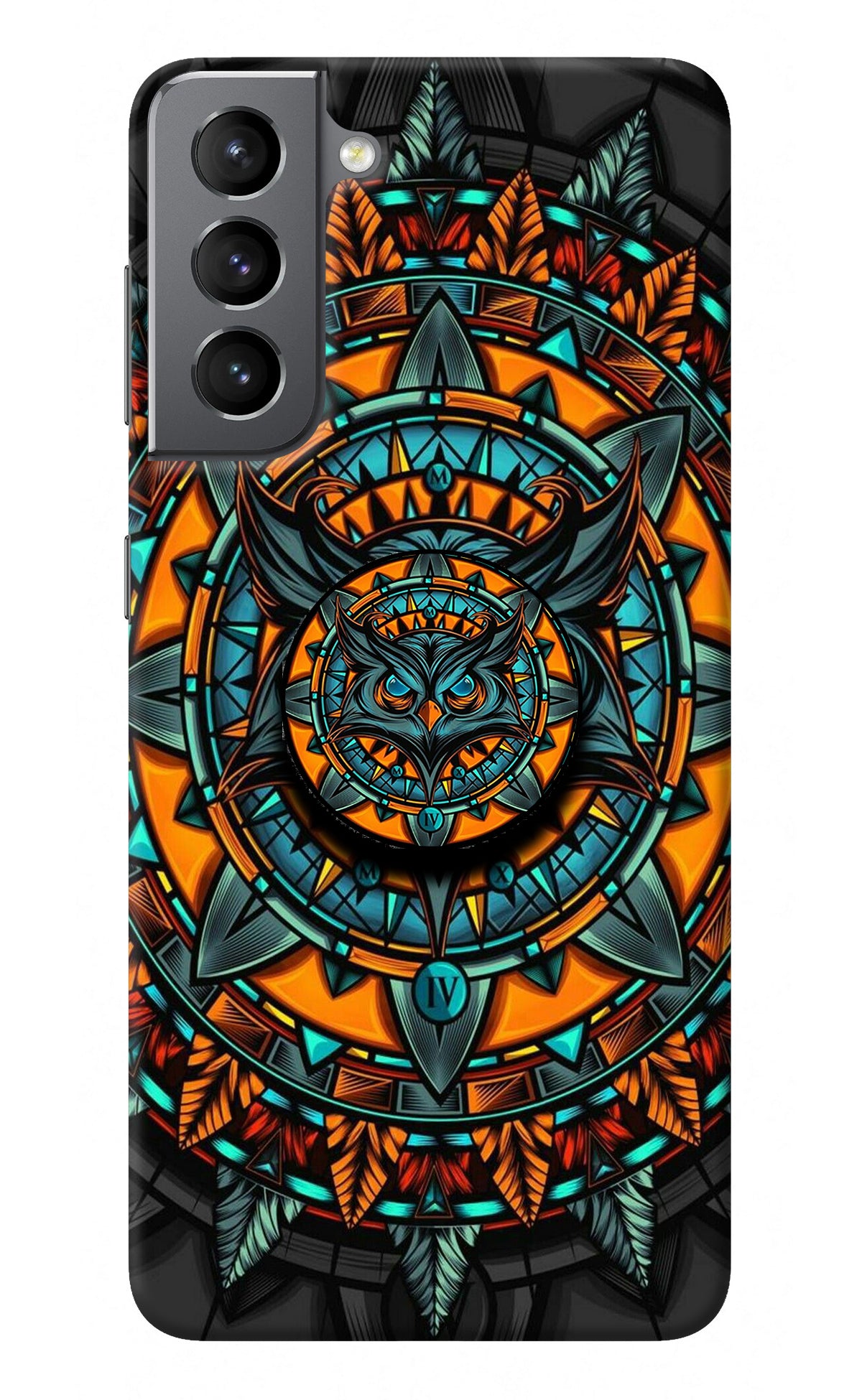 Angry Owl Samsung S21 Pop Case