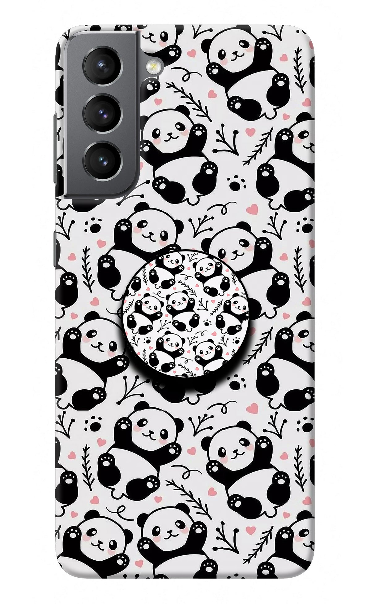 Cute Panda Samsung S21 Pop Case