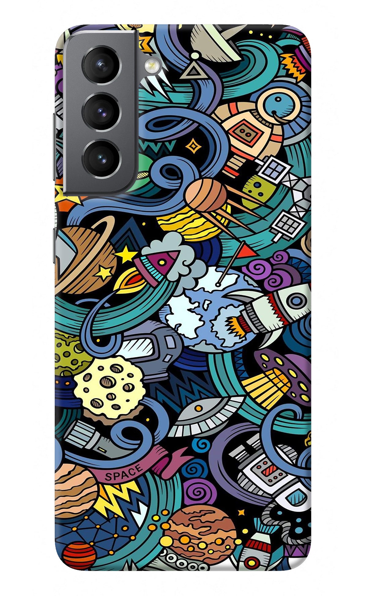 Space Abstract Samsung S21 Plus Back Cover