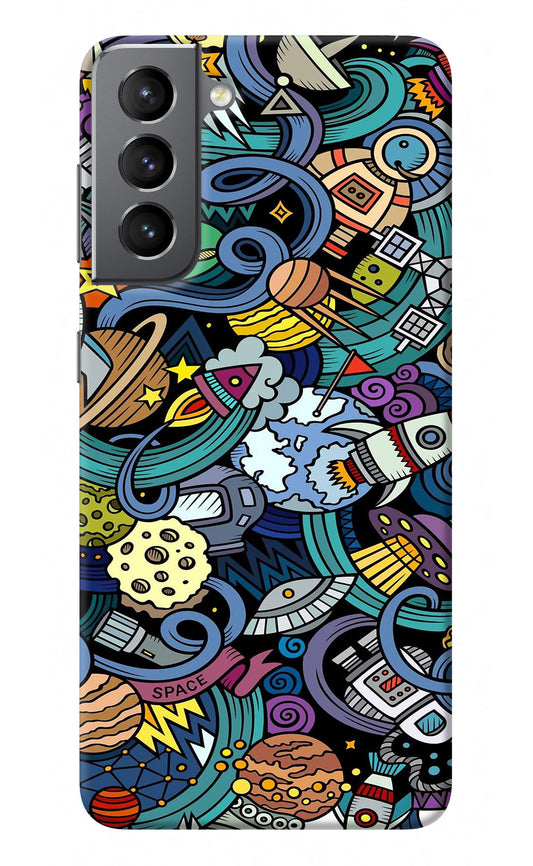 Space Abstract Samsung S21 Plus Back Cover