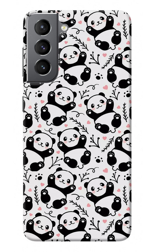 Cute Panda Samsung S21 Plus Back Cover