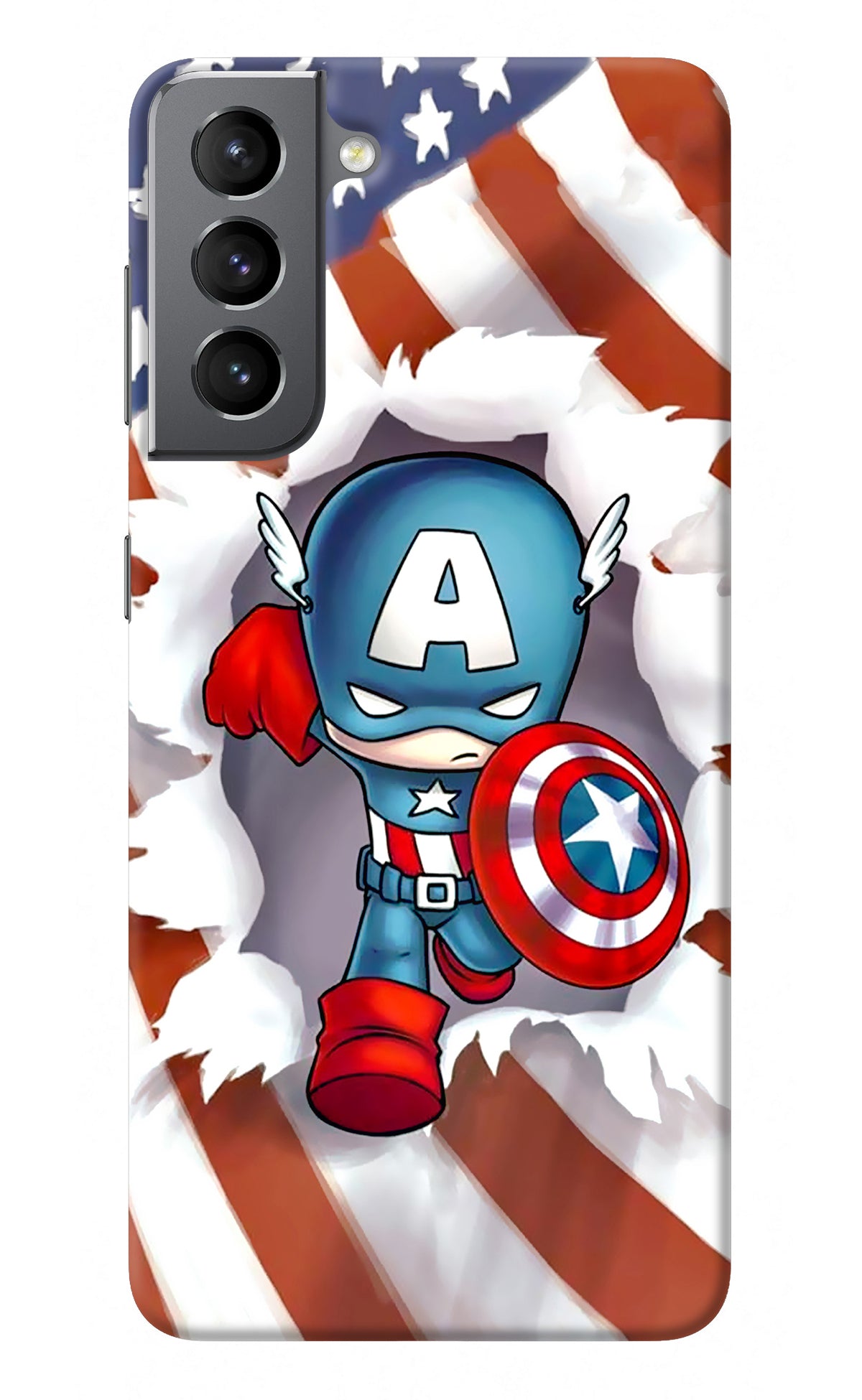 Captain America Samsung S21 Plus Back Cover