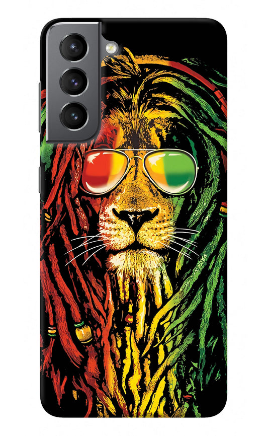 Rasta Lion Samsung S21 Plus Back Cover
