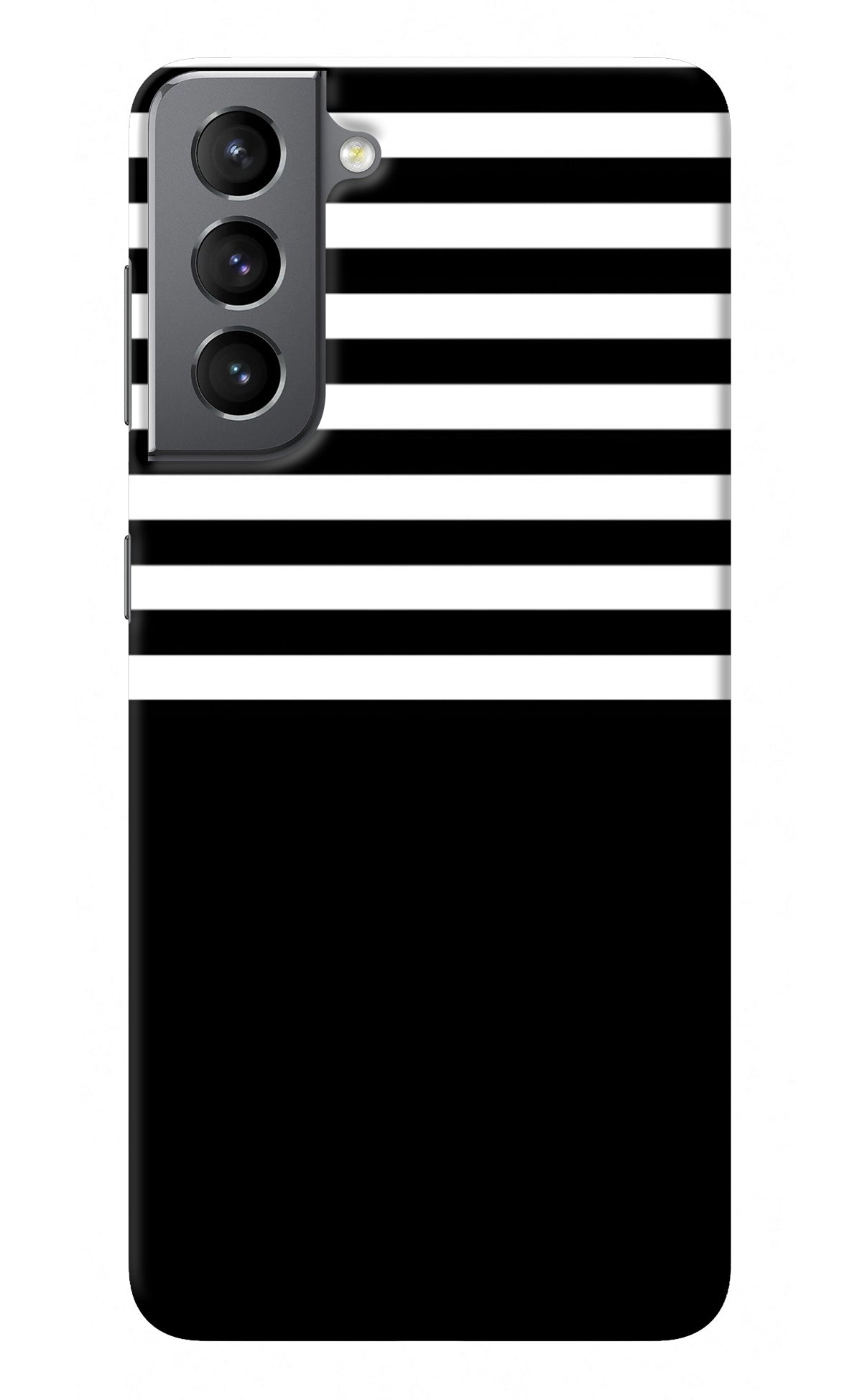 Black and White Print Samsung S21 Plus Back Cover