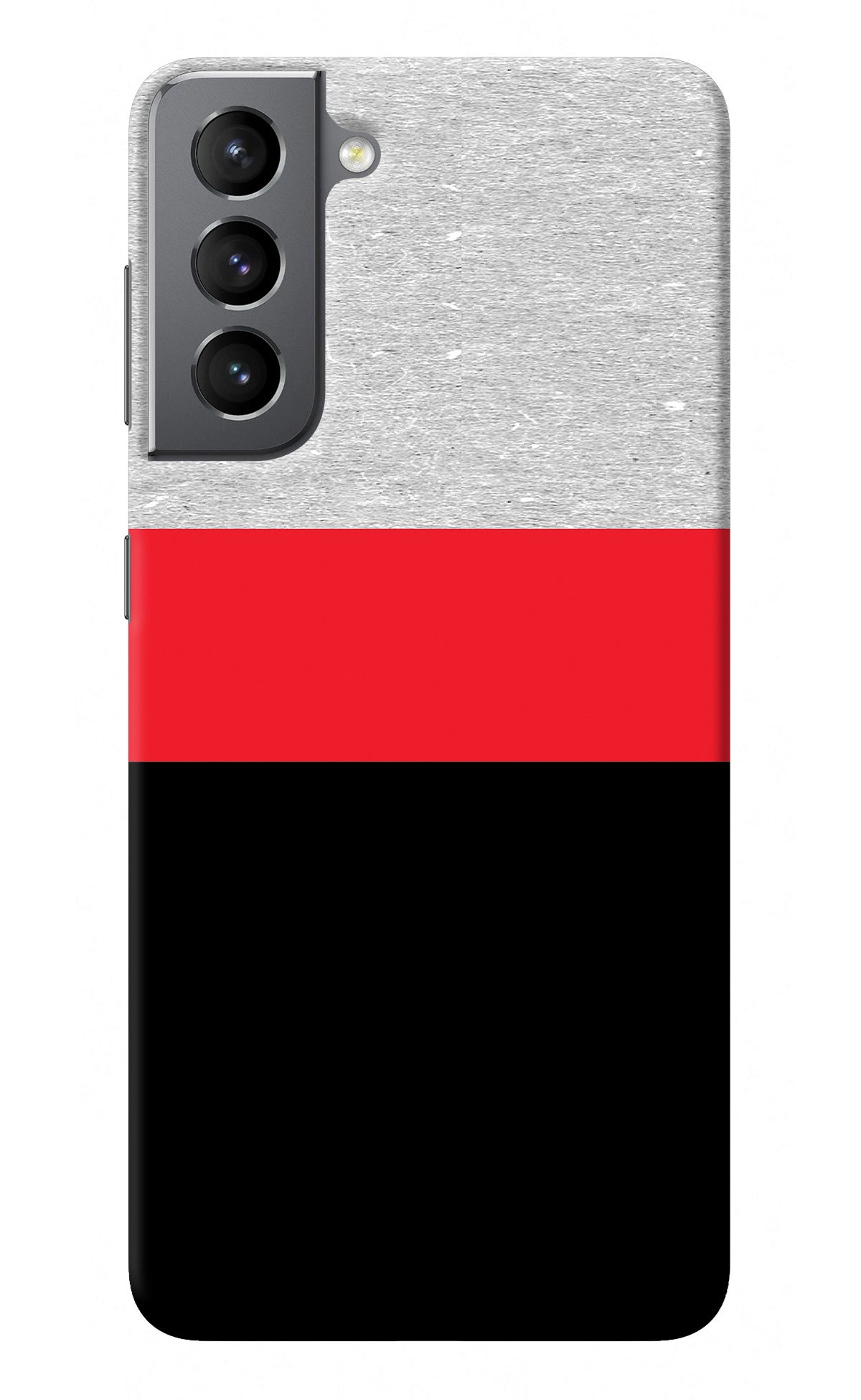 Tri Color Pattern Samsung S21 Plus Back Cover