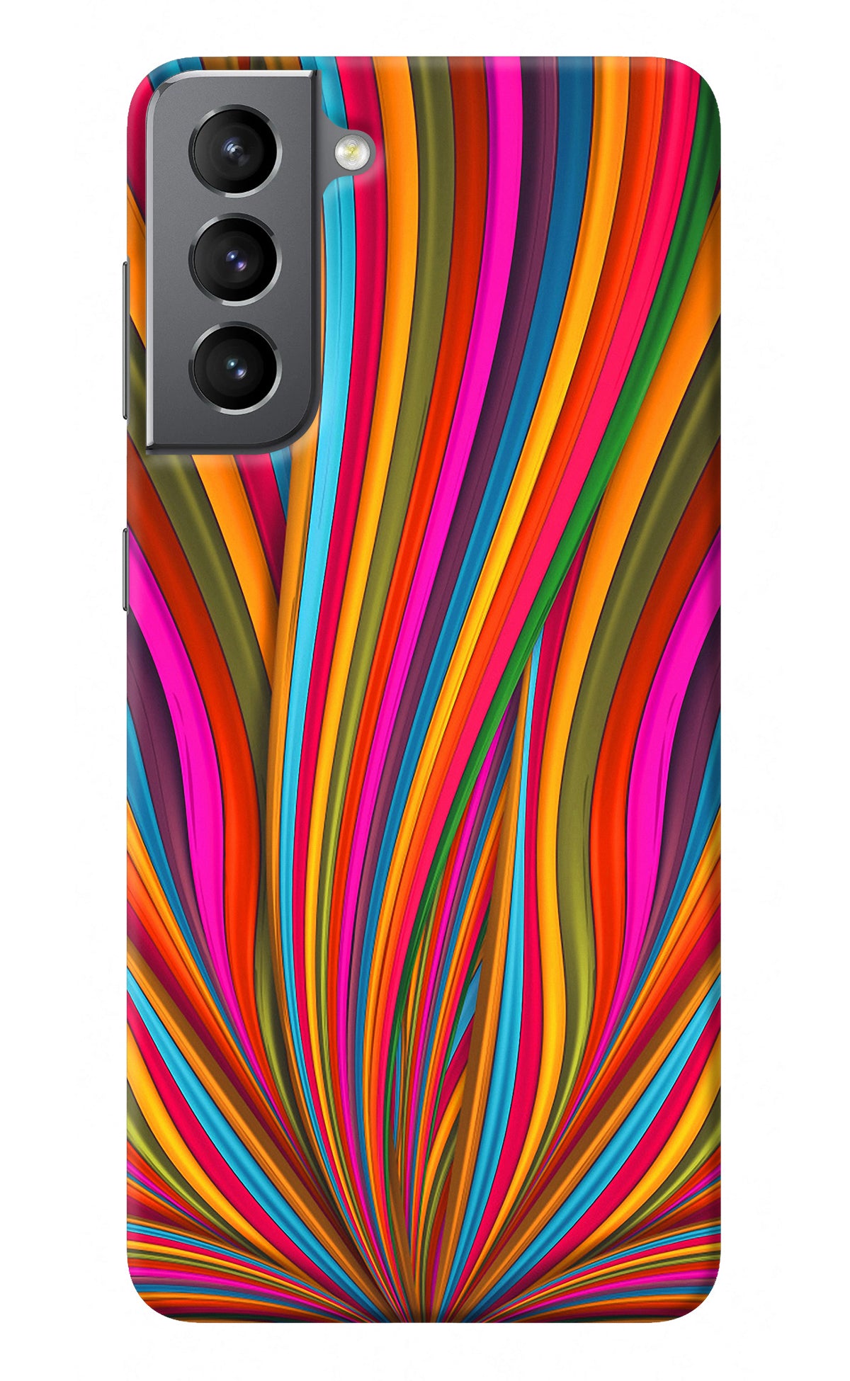 Trippy Wavy Samsung S21 Plus Back Cover