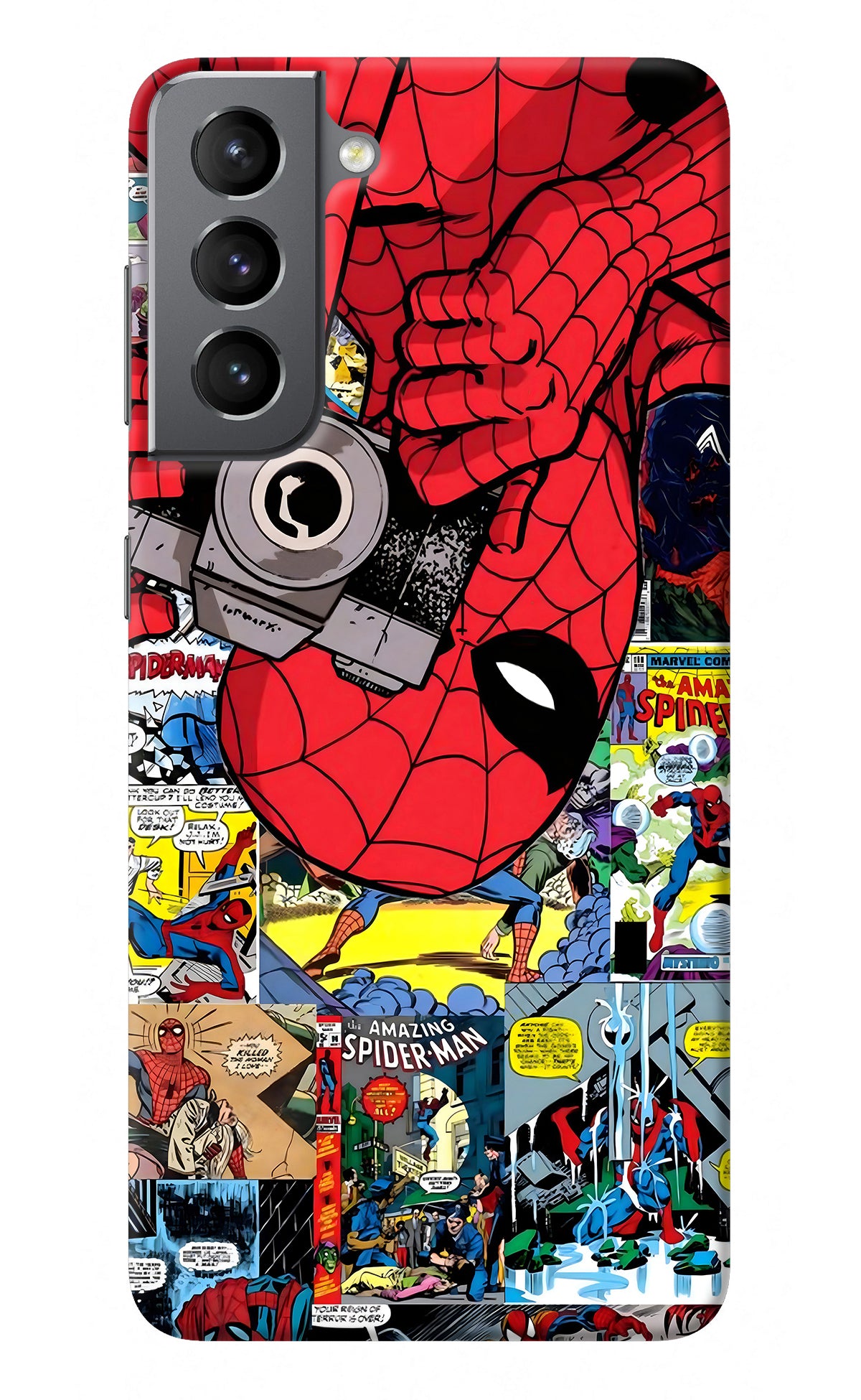 Spider Man Samsung S21 Plus Back Cover