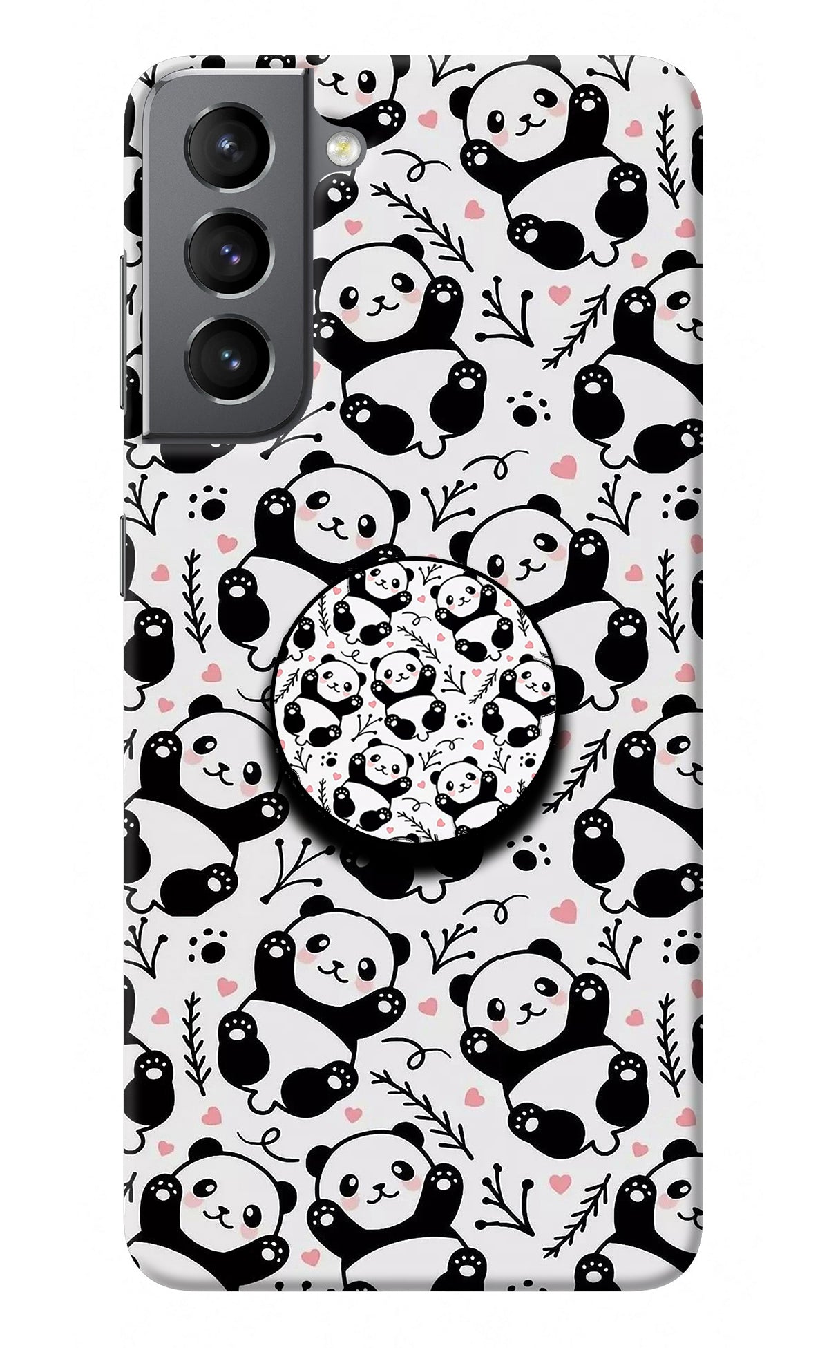 Cute Panda Samsung S21 Plus Pop Case