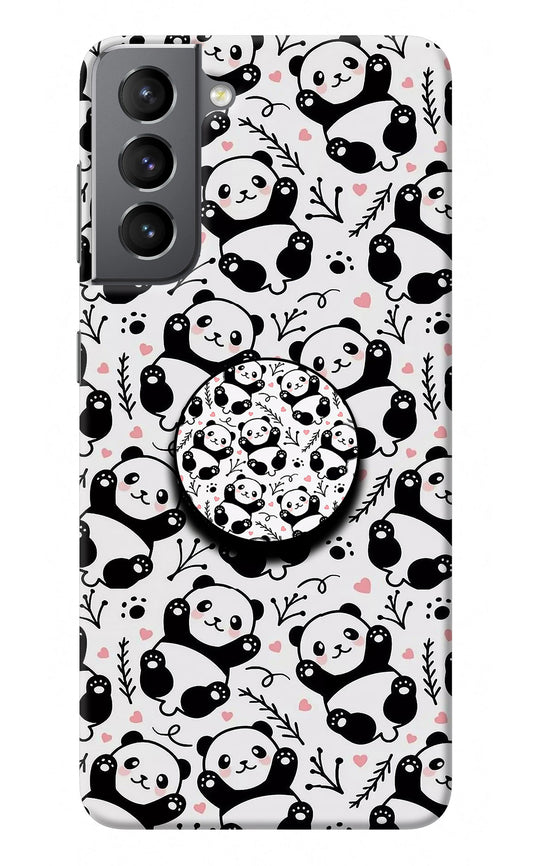 Cute Panda Samsung S21 Plus Pop Case