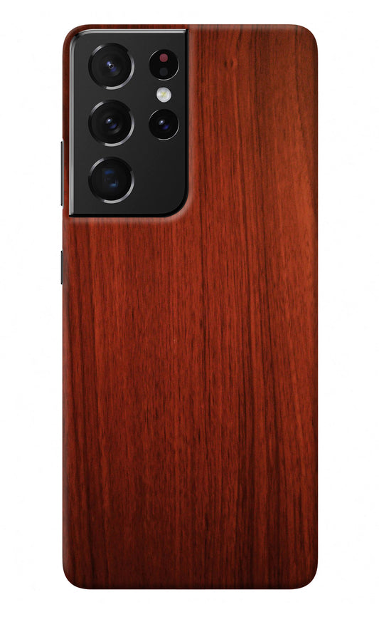 Wooden Plain Pattern Samsung S21 Ultra Back Cover