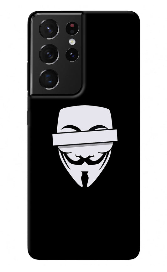 Anonymous Face Samsung S21 Ultra Back Cover