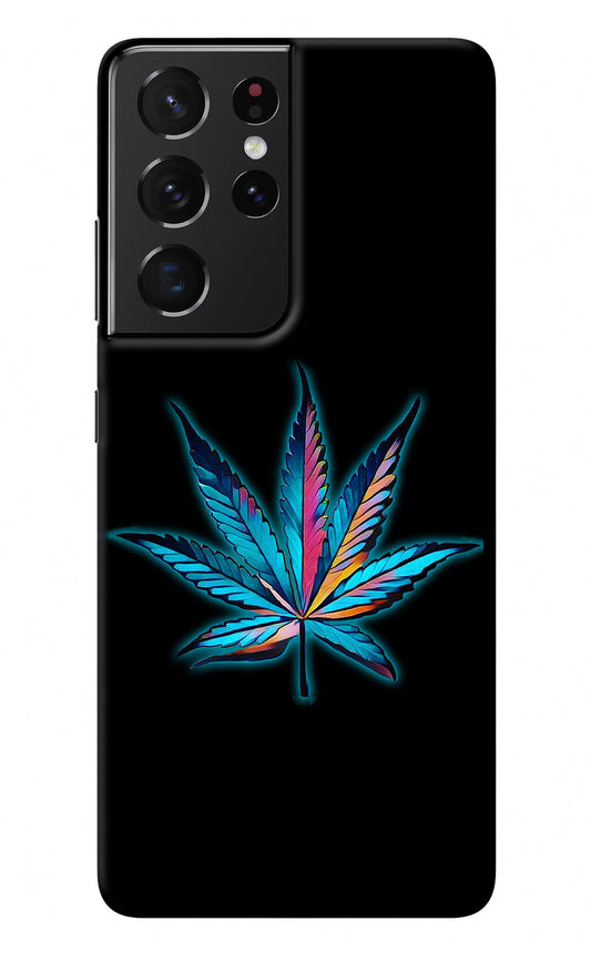 Weed Samsung S21 Ultra Back Cover