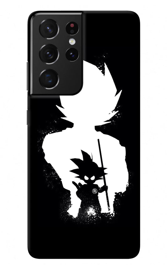 Goku Shadow Samsung S21 Ultra Back Cover