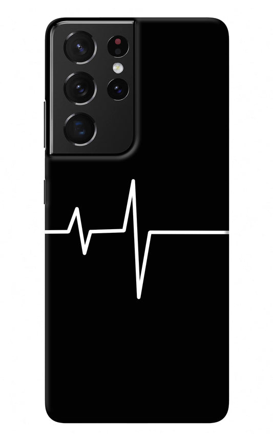 Heart Beats Samsung S21 Ultra Back Cover