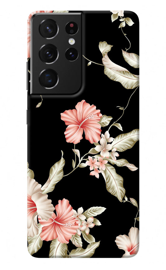 Flowers Samsung S21 Ultra Back Cover