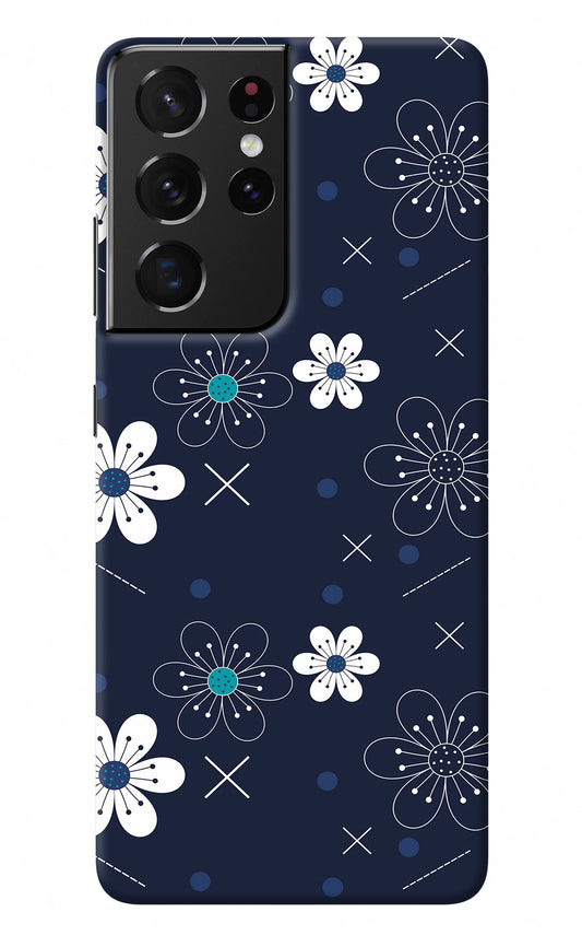 Flowers Samsung S21 Ultra Back Cover