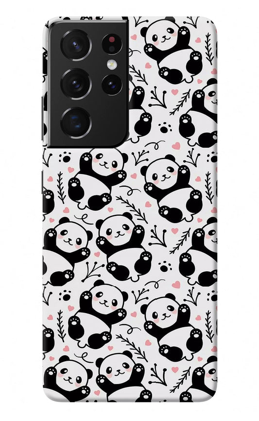 Cute Panda Samsung S21 Ultra Back Cover