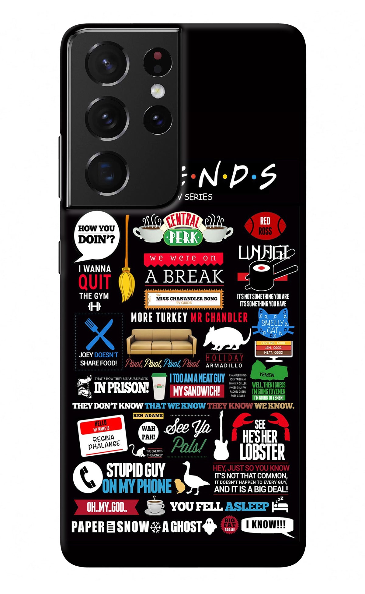 FRIENDS Samsung S21 Ultra Back Cover