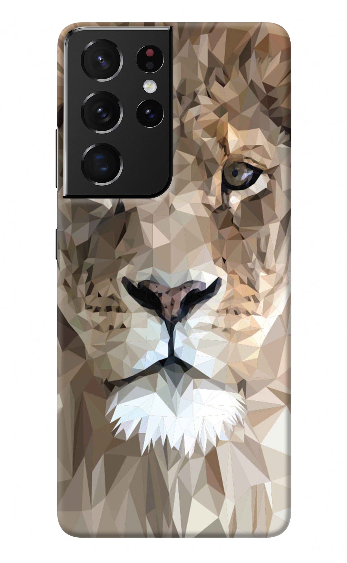 Lion Art Samsung S21 Ultra Back Cover