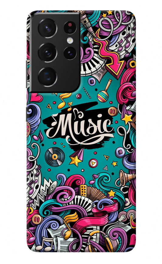 Music Graffiti Samsung S21 Ultra Back Cover