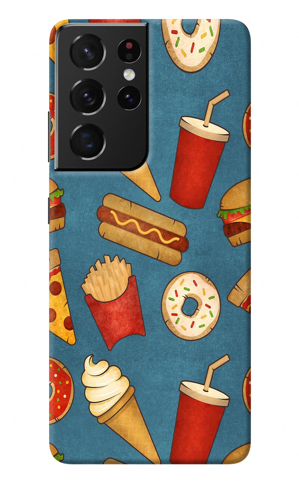 Foodie Samsung S21 Ultra Back Cover