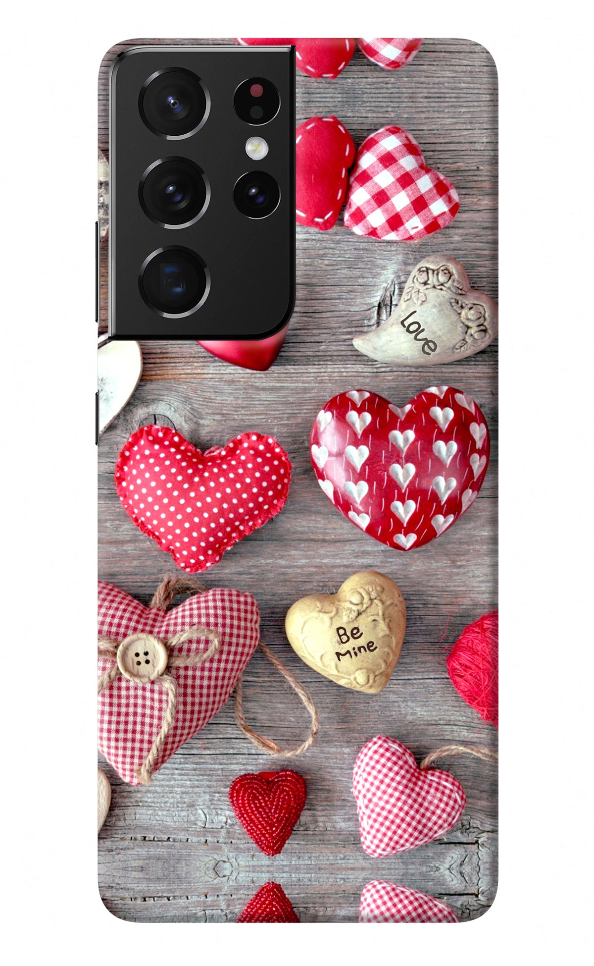 Love Wallpaper Samsung S21 Ultra Back Cover