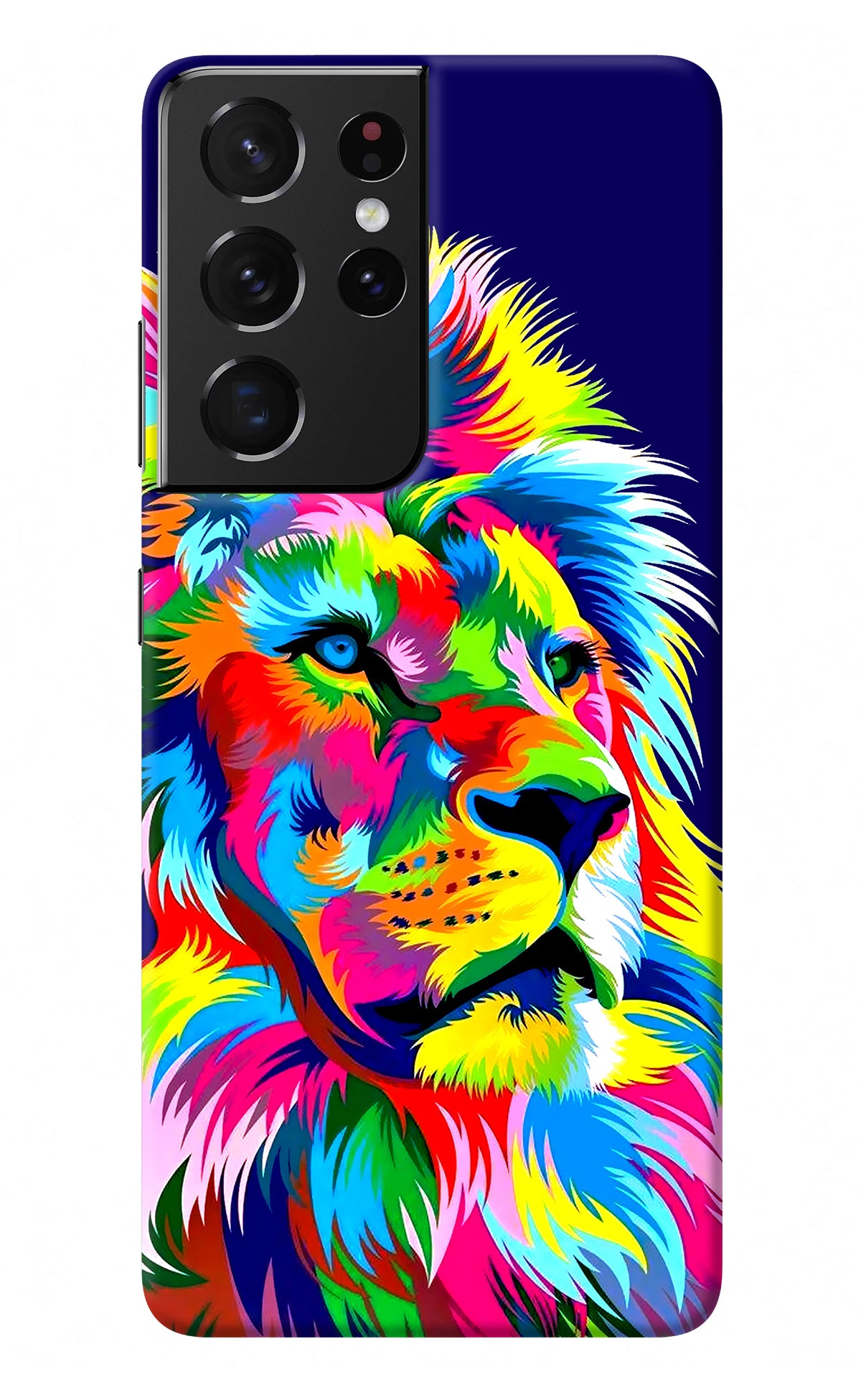 Vector Art Lion Samsung S21 Ultra Back Cover