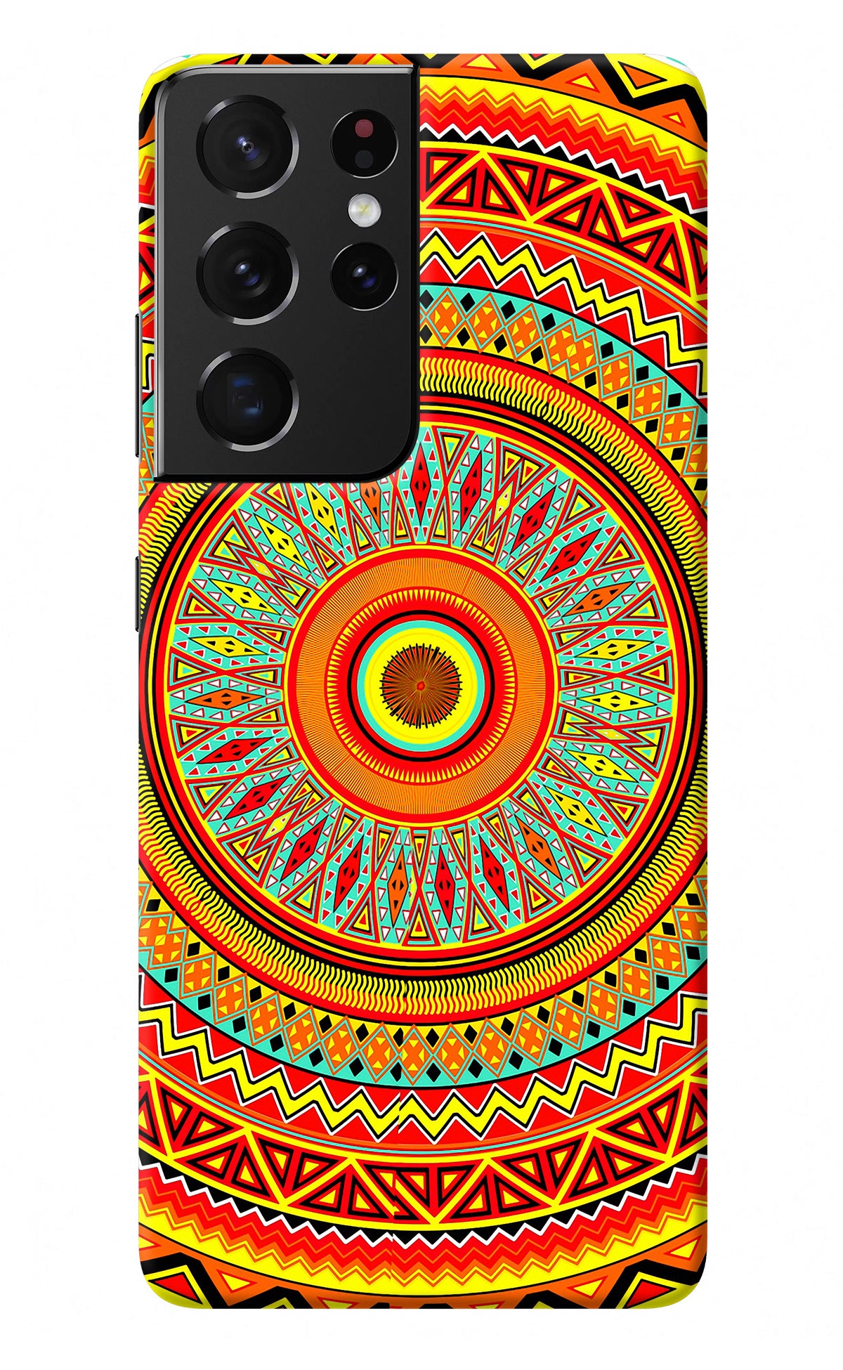 Mandala Pattern Samsung S21 Ultra Back Cover