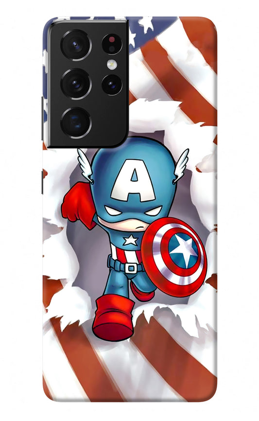 Captain America Samsung S21 Ultra Back Cover