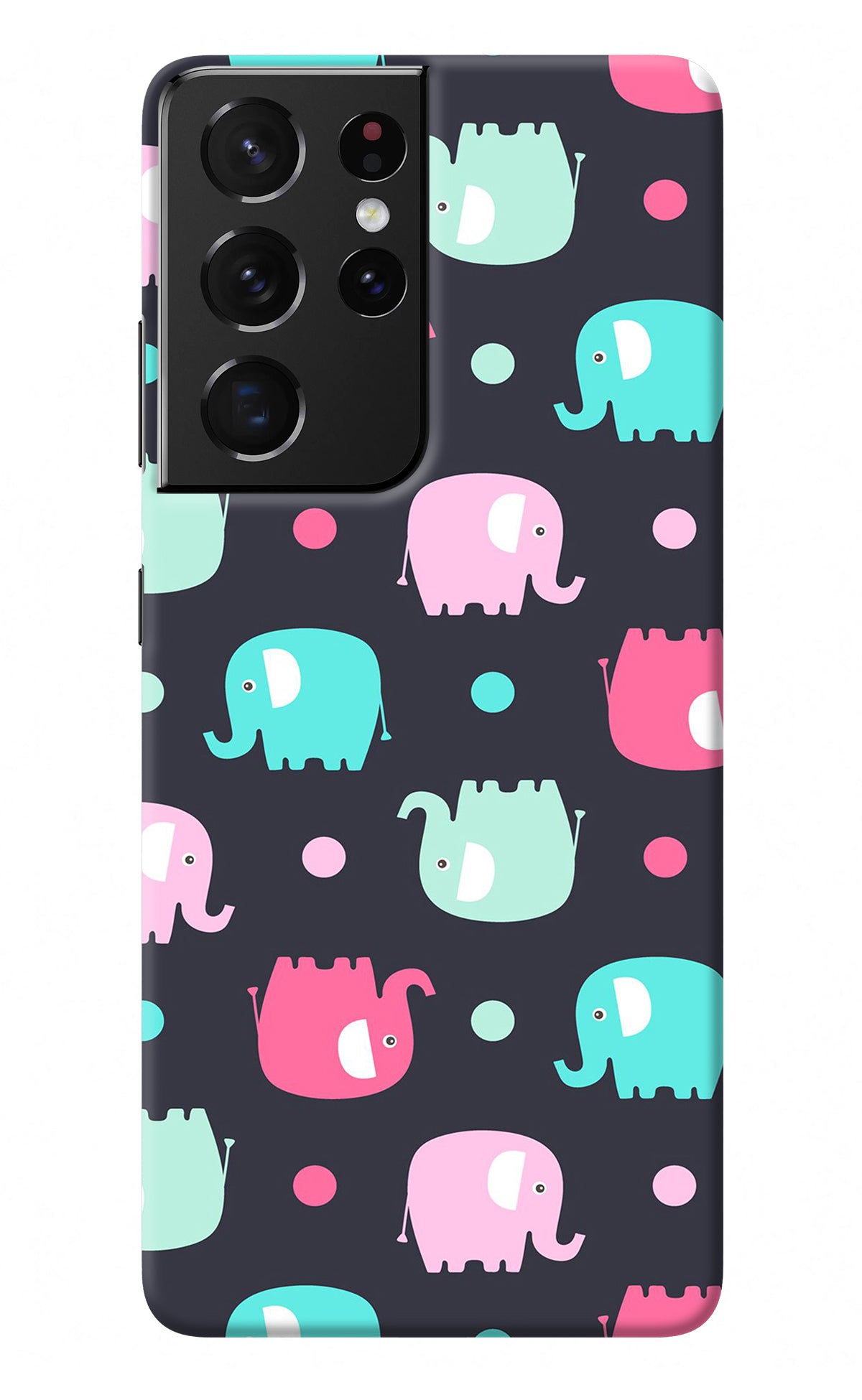 Elephants Samsung S21 Ultra Back Cover