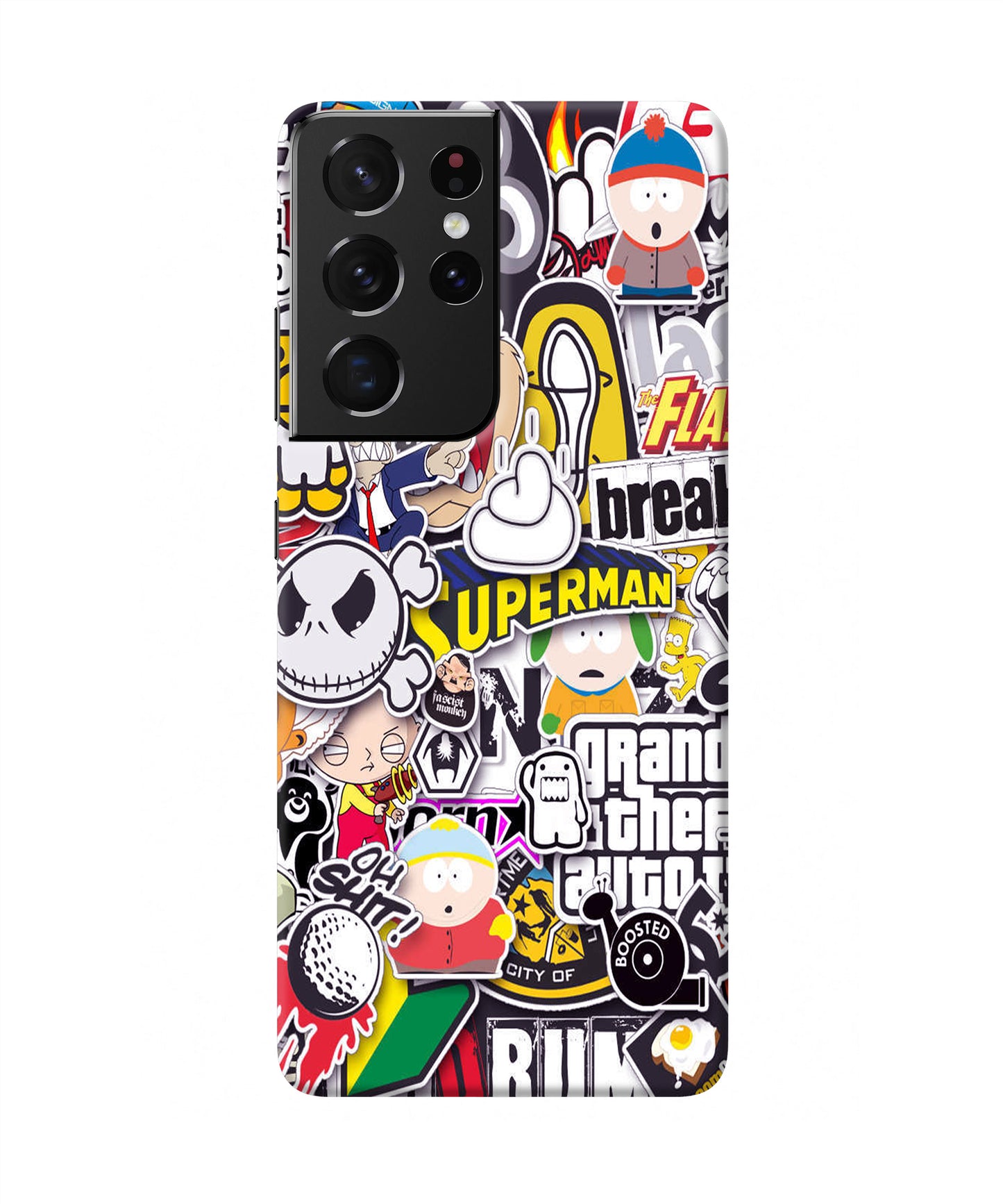 Sticker Bomb Samsung S21 Ultra Back Cover