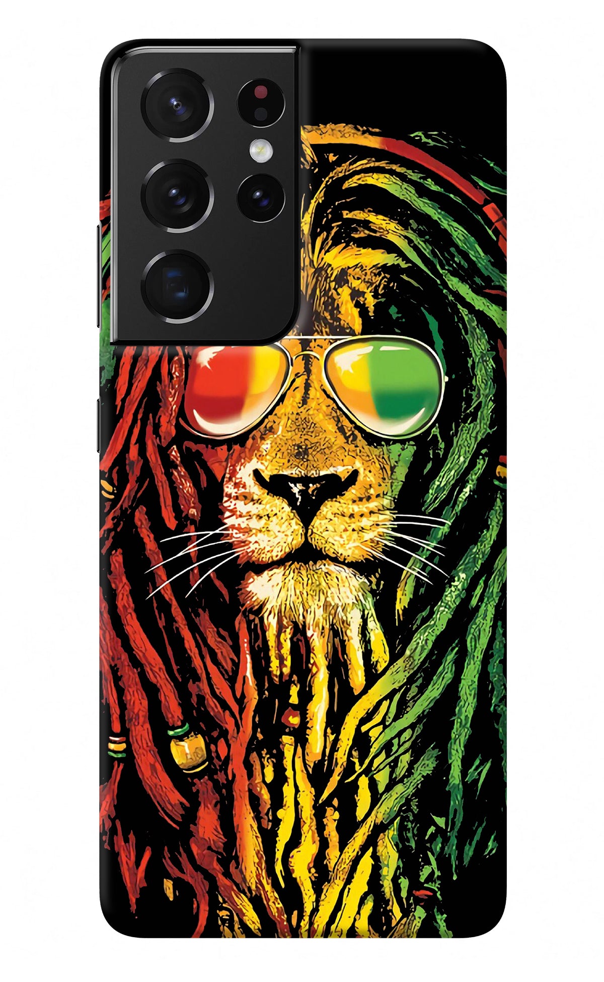 Rasta Lion Samsung S21 Ultra Back Cover