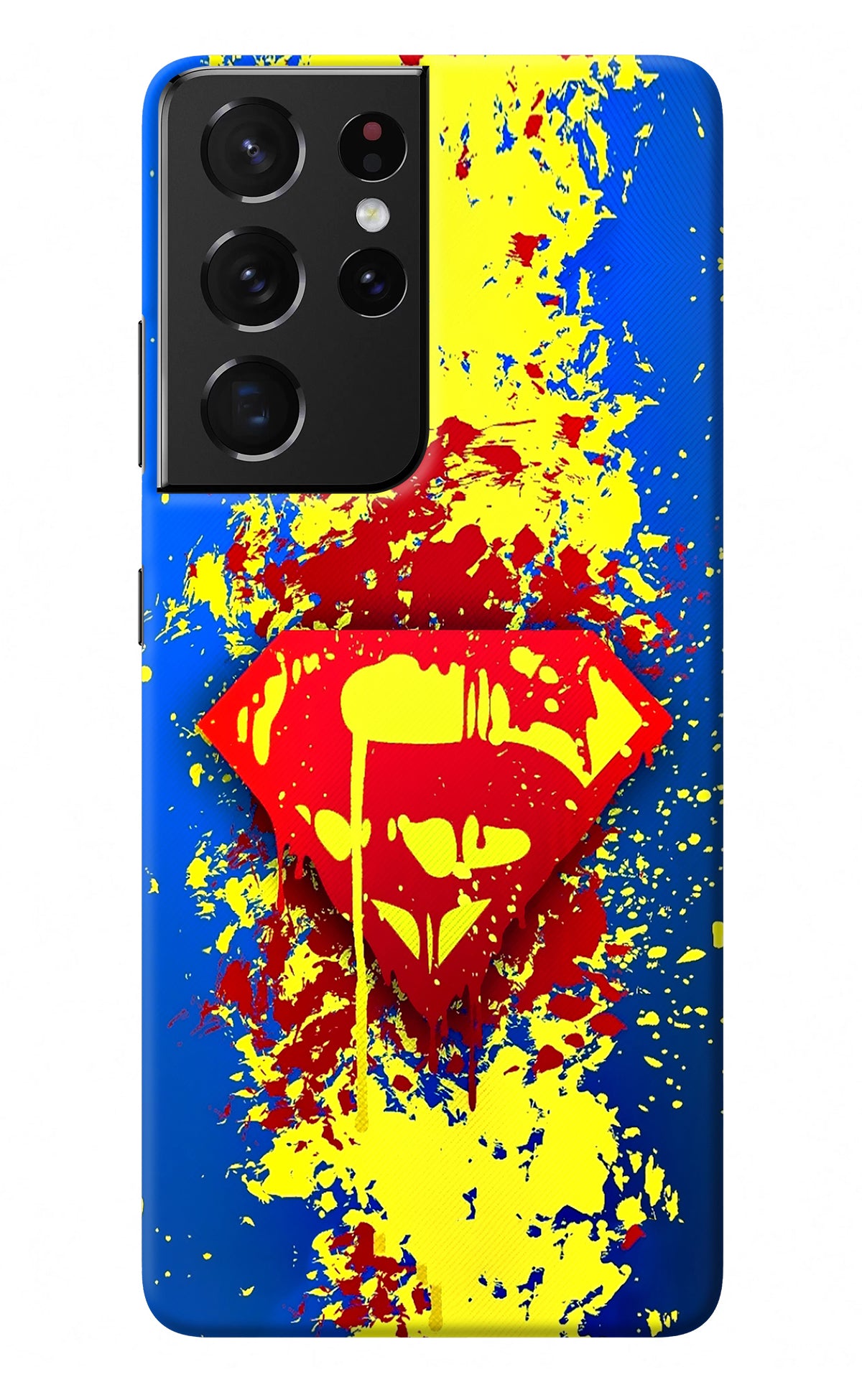 Superman logo Samsung S21 Ultra Back Cover