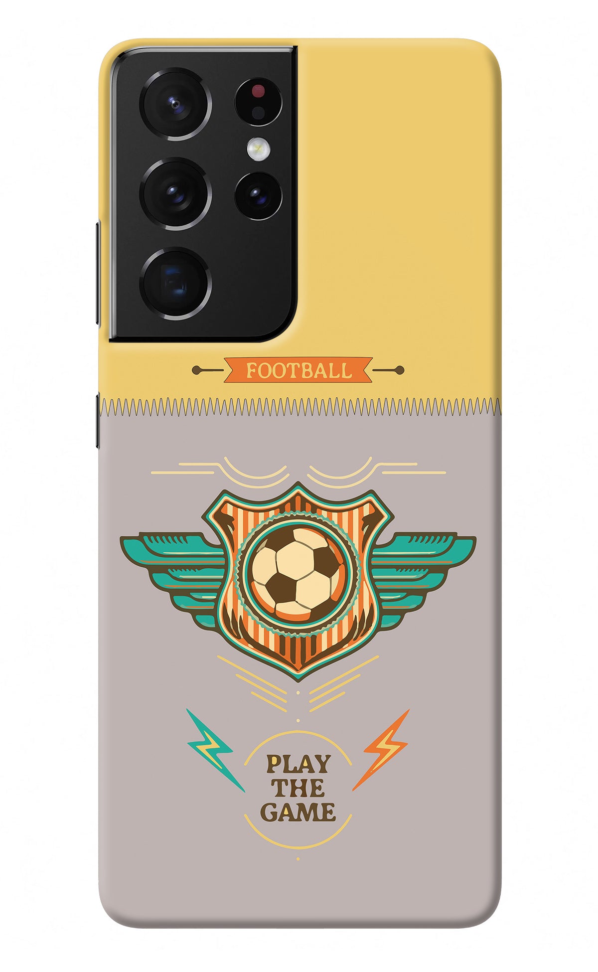 Football Samsung S21 Ultra Back Cover