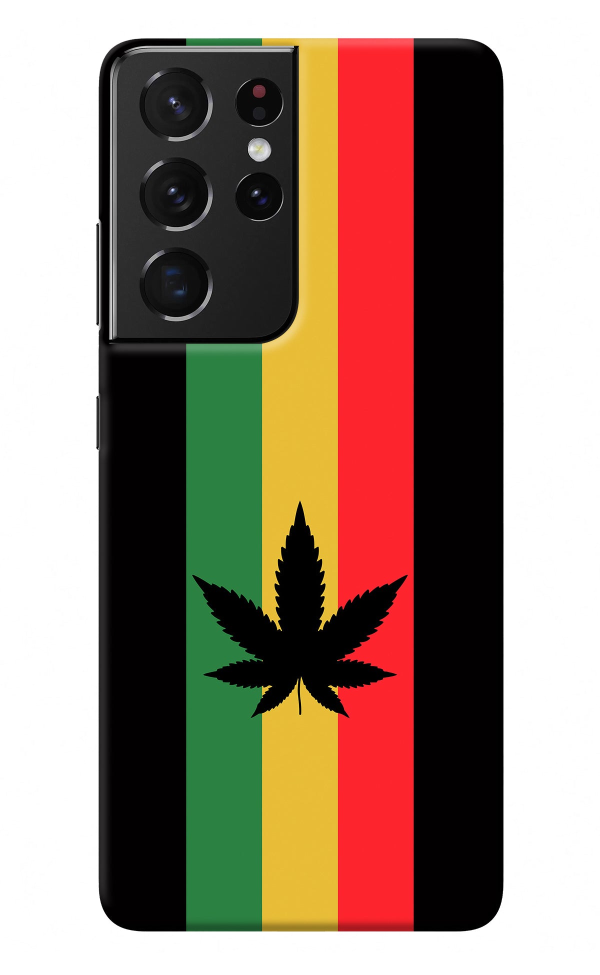 Weed Flag Samsung S21 Ultra Back Cover