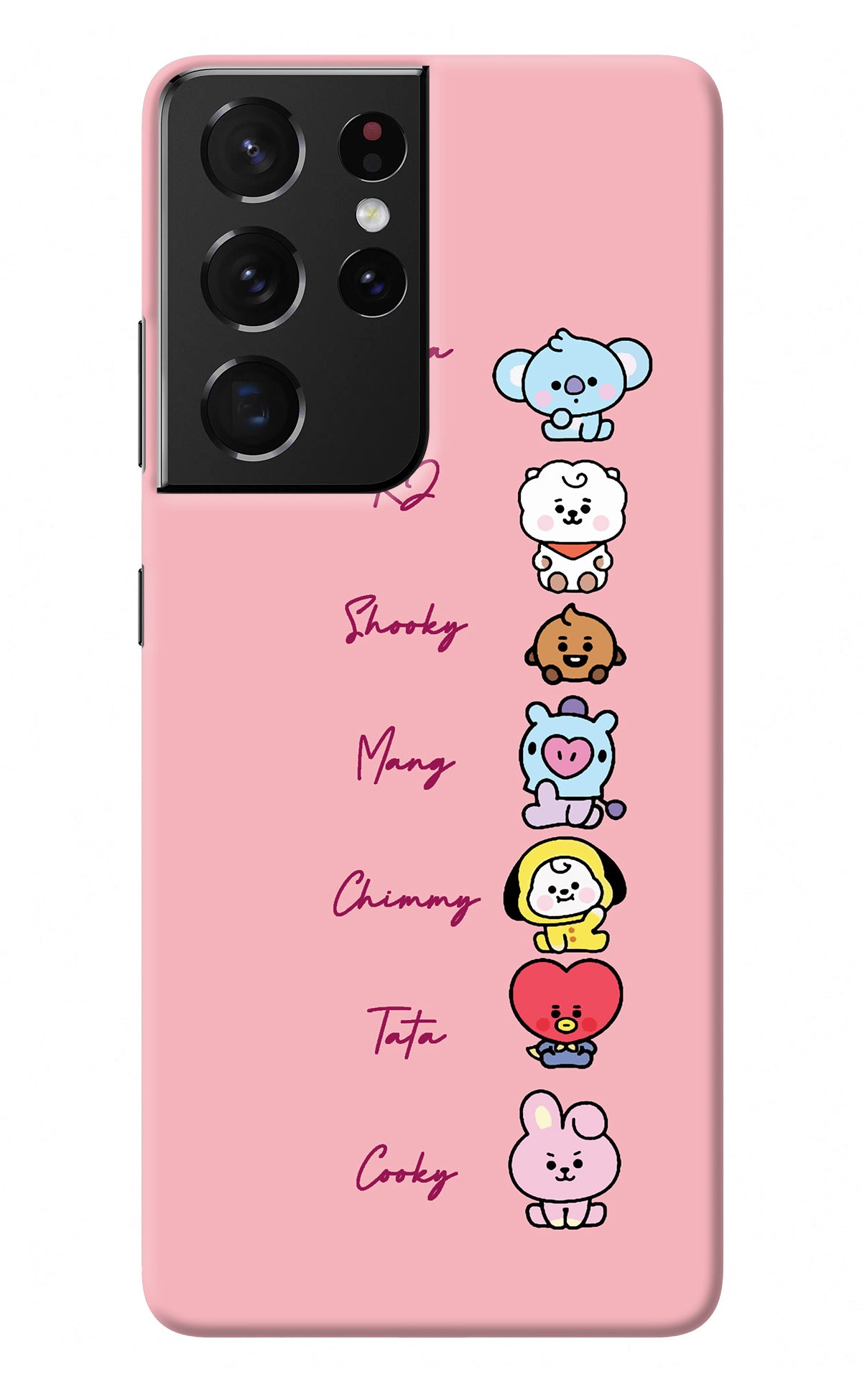 BTS names Samsung S21 Ultra Back Cover