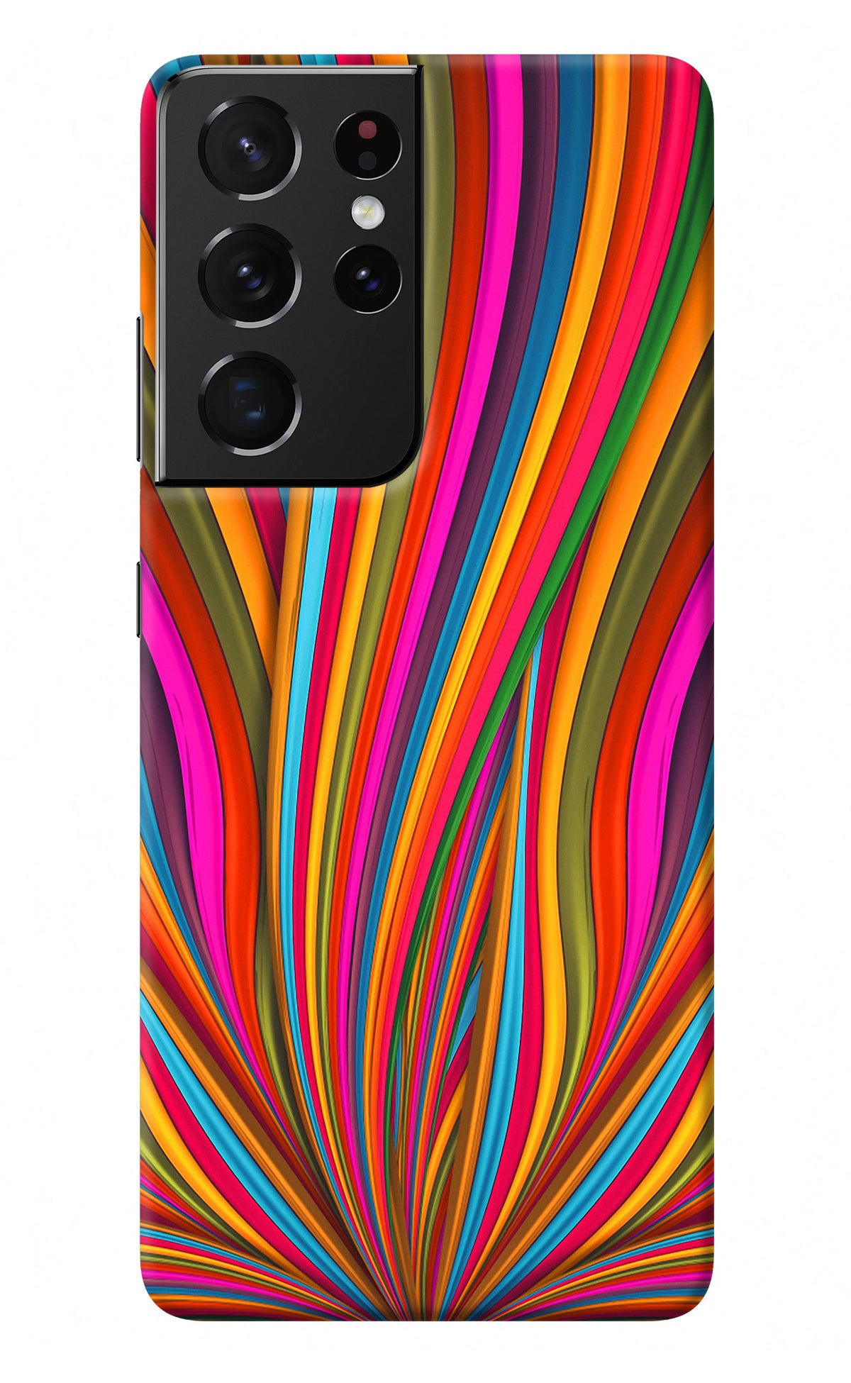 Trippy Wavy Samsung S21 Ultra Back Cover