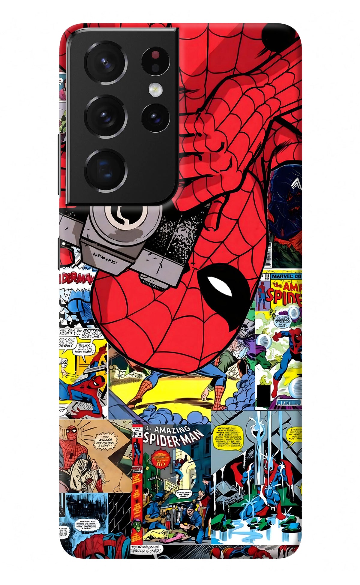 Spider Man Samsung S21 Ultra Back Cover