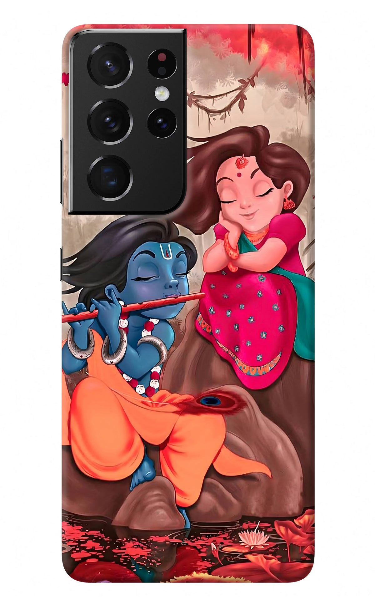 Radhe Krishna Samsung S21 Ultra Back Cover