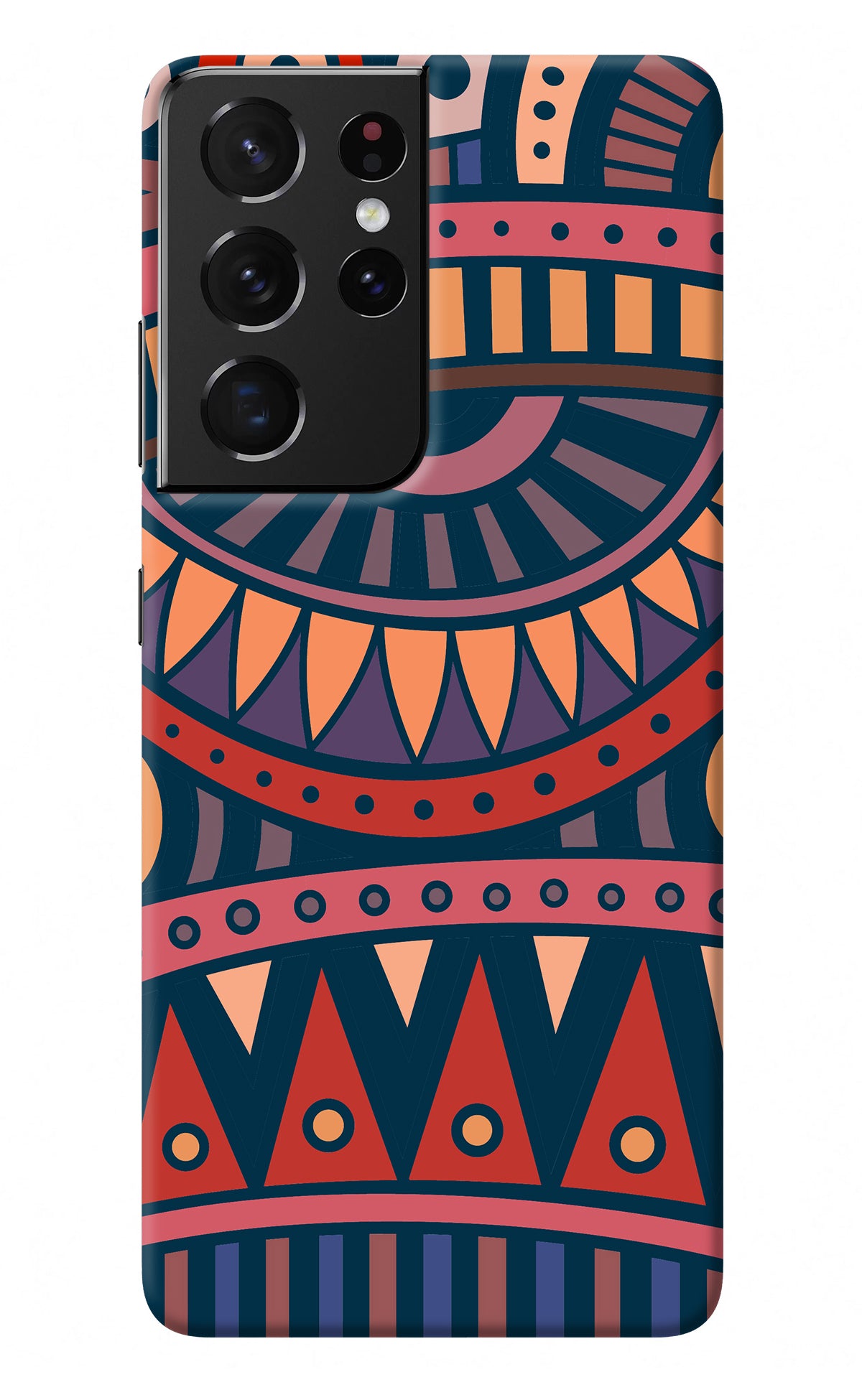 African Culture Design Samsung S21 Ultra Back Cover