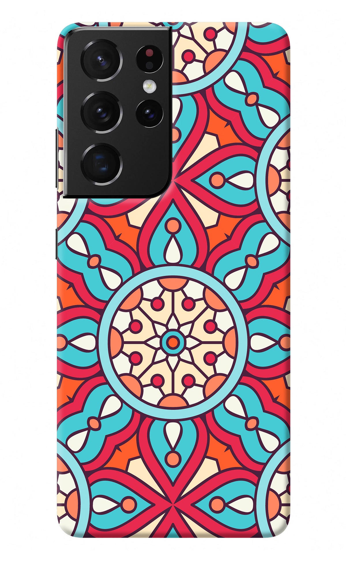 Mandala Geometric Samsung S21 Ultra Back Cover