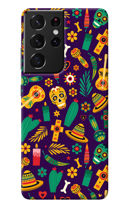 Mexican Artwork Samsung S21 Ultra Back Cover