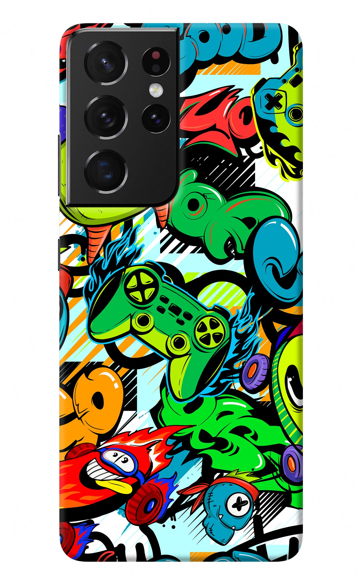 Game Doodle Samsung S21 Ultra Back Cover