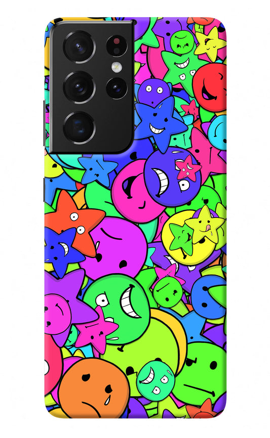Fun Doodle Samsung S21 Ultra Back Cover