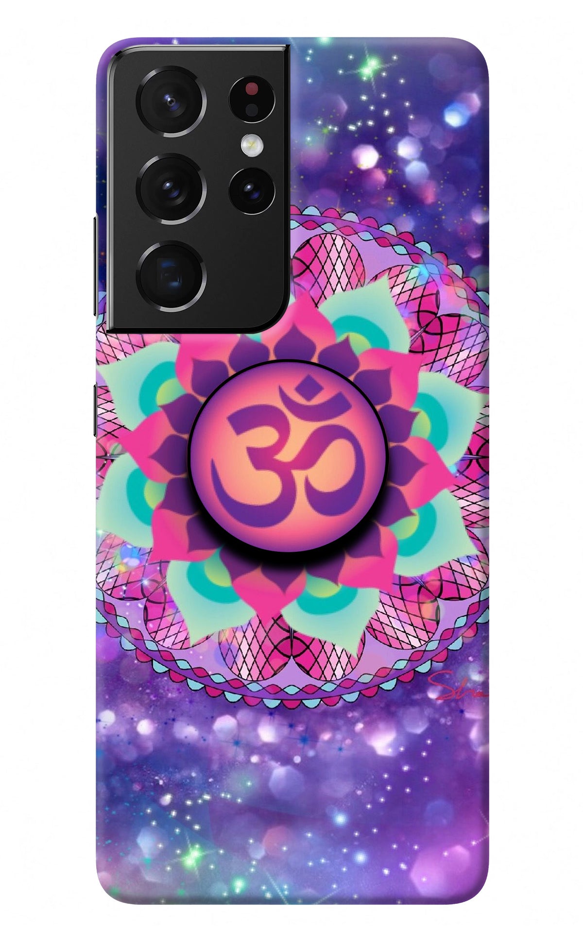 Om Purple Samsung S21 Ultra Pop Case