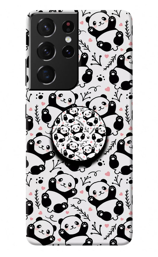 Cute Panda Samsung S21 Ultra Pop Case